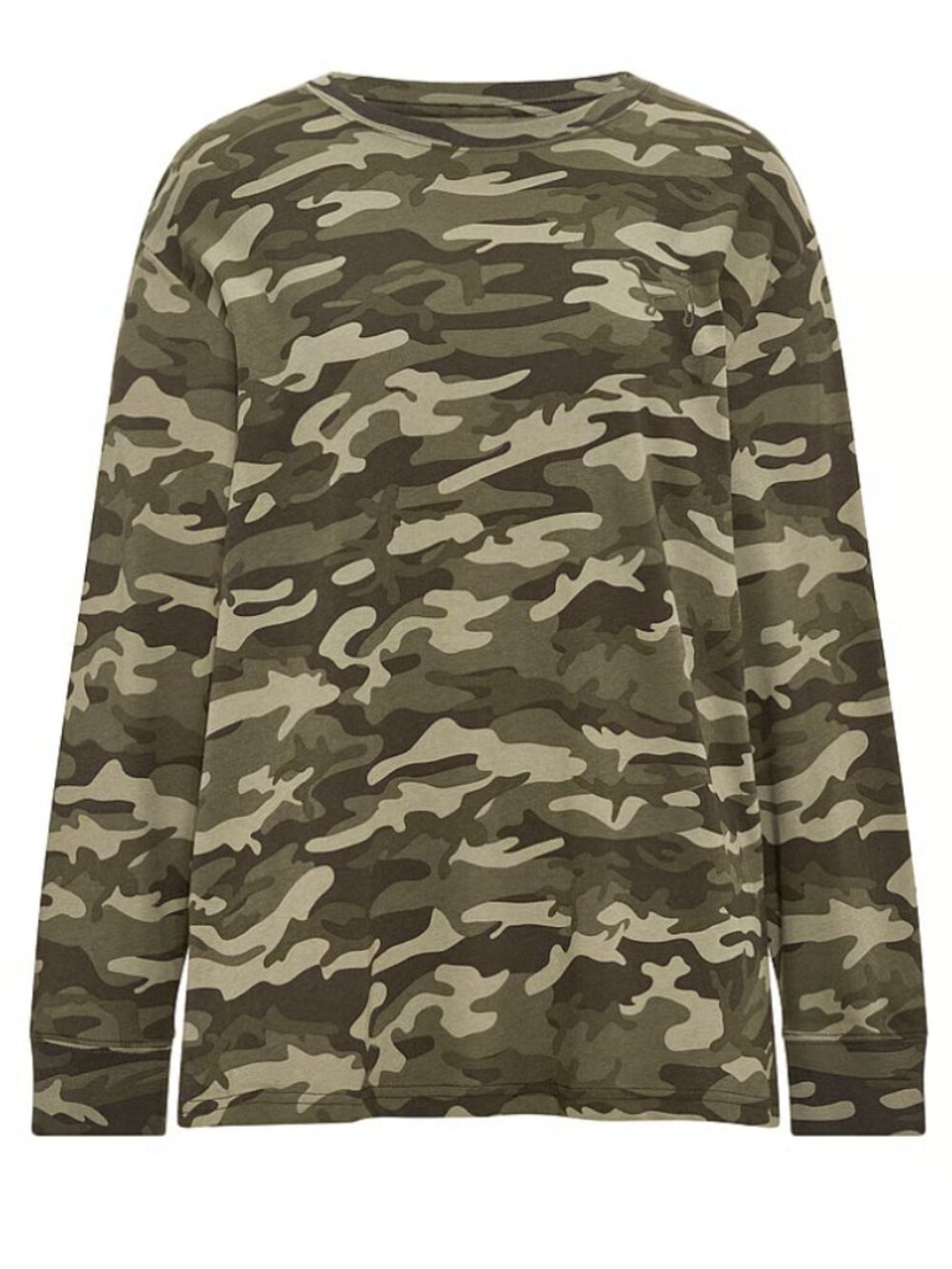 PINK Victoria's Secret Cotton Campus Camo Long-Sleeve - XLarge - NWT